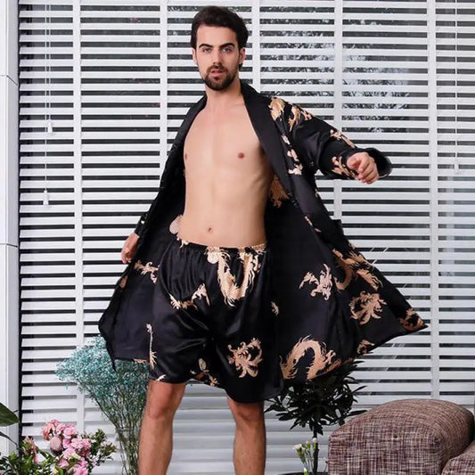 Men 2pc Kimono (robe/shorts)