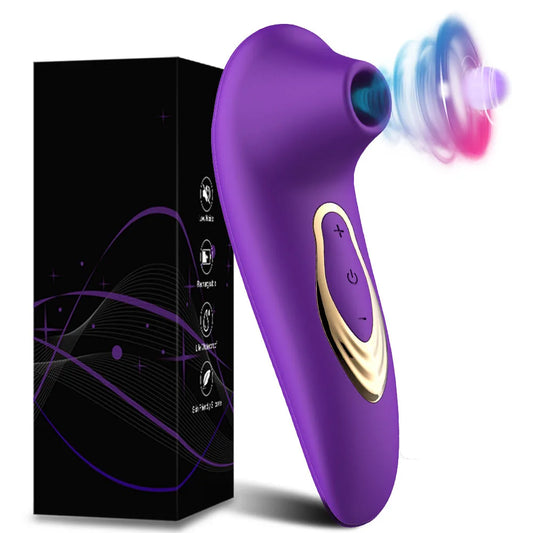 Powerful Clit Sucker Vibrator Clitoris Nipple Sucking Tongue Vibrating Oral Licking Masturbator Vagina Sexy Toys for Adult Women
